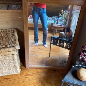 Mother fit and flare jeans